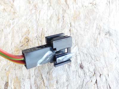 Mercedes Black 2 Pin 2 Wire Female Connector 03754513285